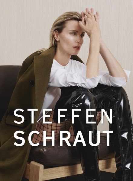 Top model Nadja AUERMANN c/o VIVA MODELS BERLIN radiantly beautiful in the STEFFEN SCHRAUT F/W 2019 campaign
