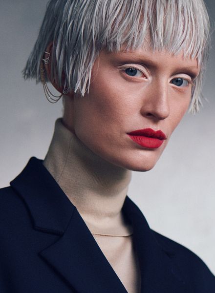MAX VON TREU : photographs model Luca Aimee for VOGUE UA in couture on the streets of Berlin