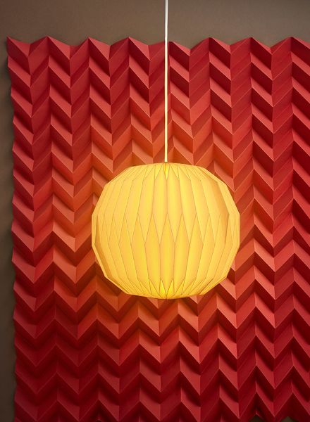 Paper artist, set designer and photographer Maren Schabhüser c/o Double T Photographers gets her origami on for BARBARA MAGAZINE