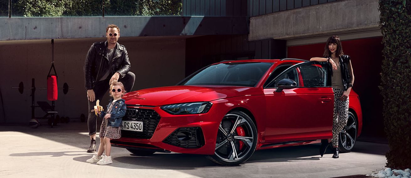 AUDI RS4 Avant - ANKE LUCKMANN photographs the car ‘for athletic families’ for Hamburg-based agency PHILIPP & KEUNTJE