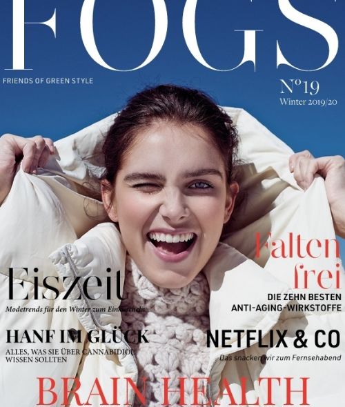 FOGS magazine celebrates the ice age - the Winter ‘19/‘20 cover spread was photographed by Linda Leitner with concept & styling by Anja WOERTGE c/o les ARTISTS by Josef Stockinger