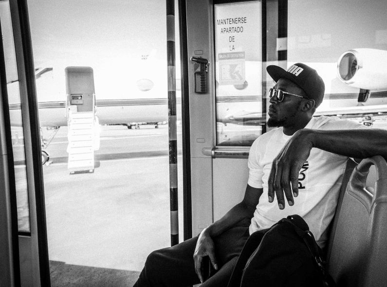 PUMA mit Supersprinter Usain Bolt, fotografiert von JON JOHNSON c/o ALYSSA PIZER MANAGEMENT in Los Angeles