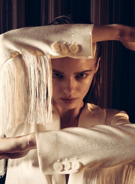 PATRICK SCHWALB photographs Diana Moroz in Majorca for LATEST MAGAZINE, Felix Adergold at the Baltic Sea for QUALITY MAGAZINE and Laura Schoenmakers elegantly for FACES MAG