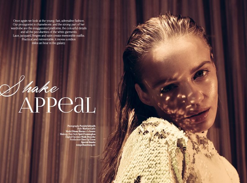 ‘Shake Appeal’ - Diana Moroz for LATEST MAGAZINE in Majorca - photos by PATRICK SCHWALB