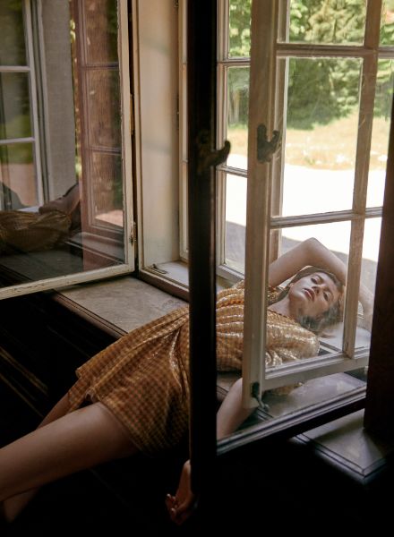 Slapy Castle revisited … – ANDREAS ORTNER photographs supermodel Barbora Podzimkova for VOGUE Ukraine in Slapy Castle, shrouded in mystery just outside of Prague