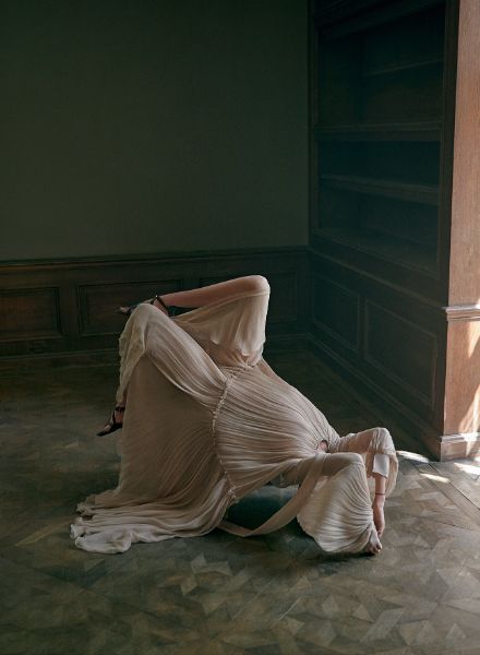 Slapy Castle revisited … – ANDREAS ORTNER photographs supermodel Barbora Podzimkova for VOGUE Ukraine in Slapy Castle, shrouded in mystery just outside of Prague