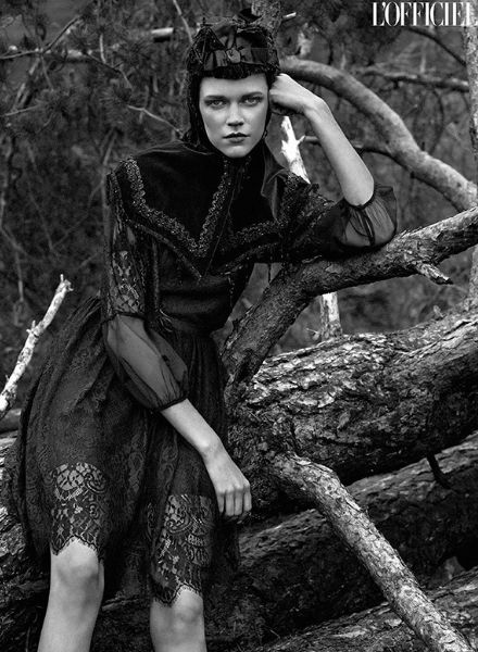 Dirk Messner photographs for L’OFFICIEL Ukraine - hair & make-up by Anja FICHTENMAYER c/o BIGOUDI