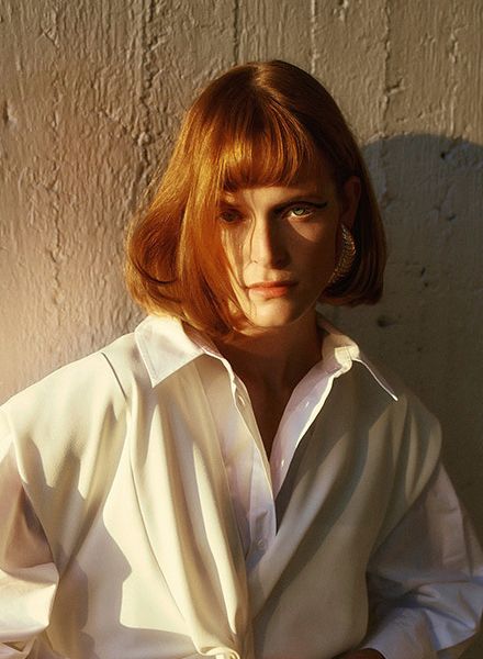 Personal work by photographer Felix Bernason – with hair & make-up by Anja FICHTENMAYER c/o BIGOUDI