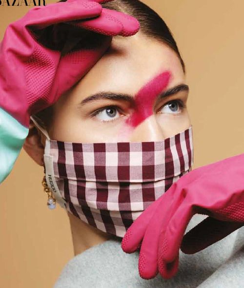 'Güvende ve güzel' - Sicher und schön fotografierte Silke Schlotz für die HARPER'S BAZAAR Türkei mit Hair & Makeup-Support von Suzanna SANTALAB c/o BIGOUDI