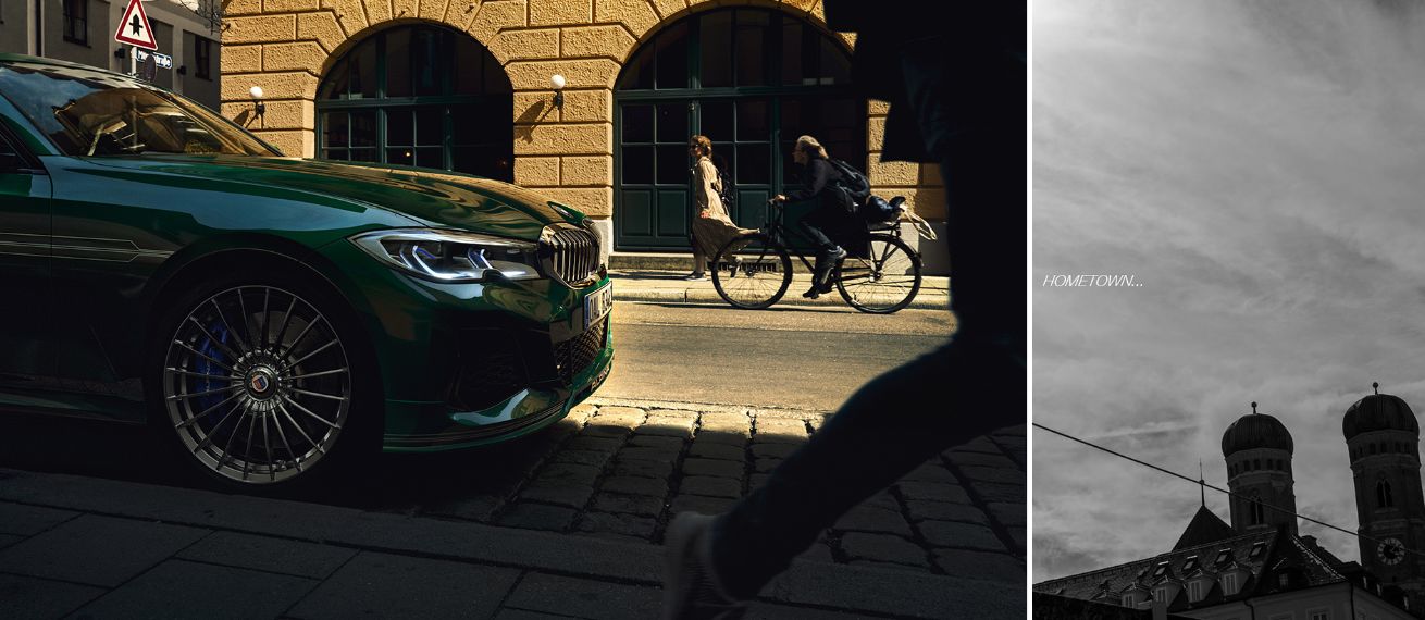 Hometown – MARCUS PHILIPP SAUER photographs for the new BMW Alpina B3 in the picturesque city of Munich