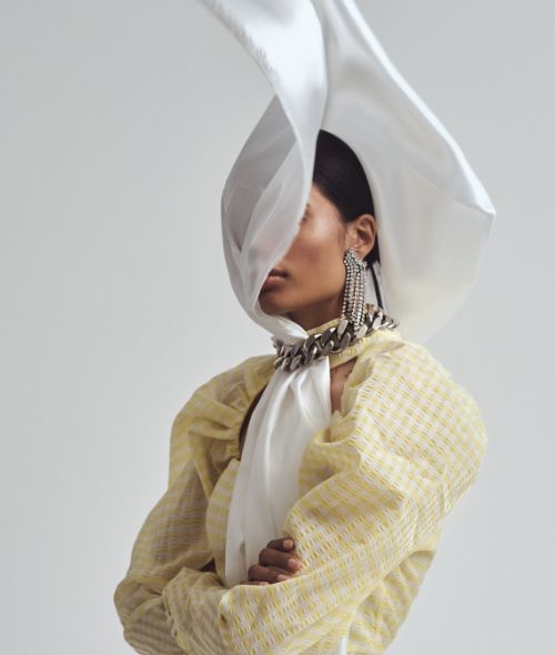 ‘Sphere of Influence’ – MAX VON TREU photographs model Priscilla for PUSS PUSS magazine