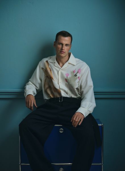 What are you wearing? MAX VON TREU photographs male top model Lars Burmeister for MR ICON