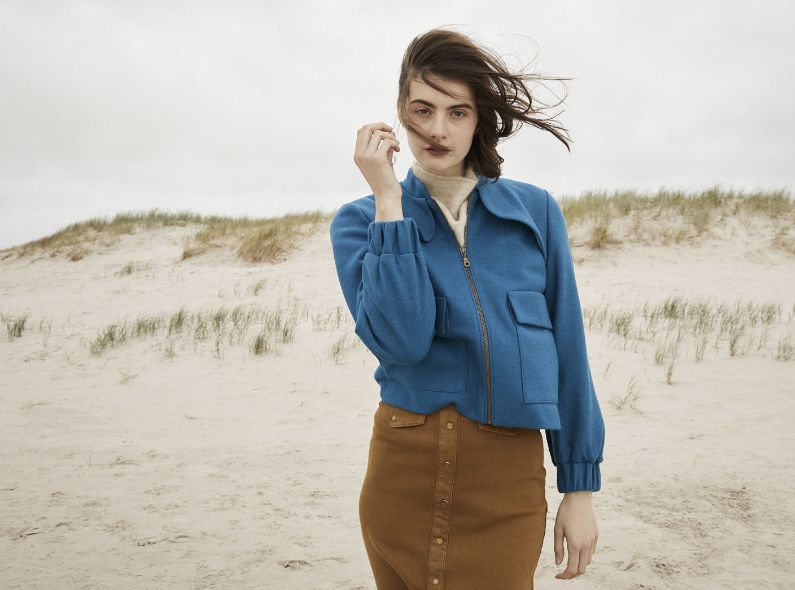 ‘Hello Fall’ – photographed by Nicole NEUMANN c/o HILLE PHOTOGRAPHERS with model Anastasia Jovanovic for BURDA style magazine, styling by Anita Bauer, hair & make-up by Patricia Bontscheff