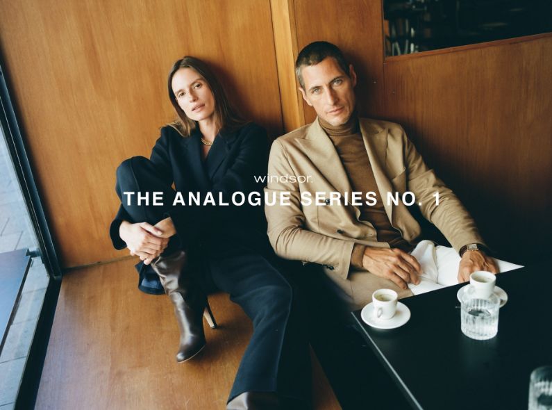 ‘It is not about perfection. It is about the moment itself.’ The analogue series No.1 by WINDSOR – Concept, Art Direction and Production by the YCCP GROUP, photographed by James Harvey-Kelly with Cate Underwood and Axel Hermann