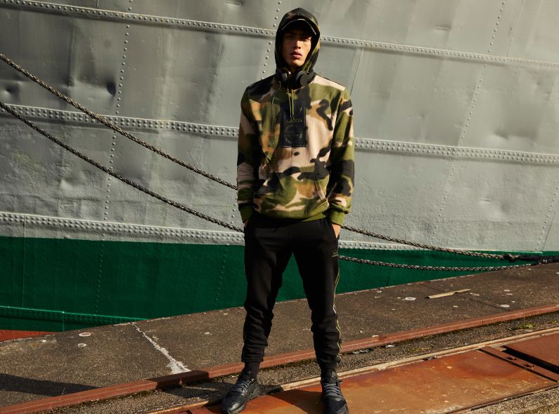 OTTO presents casual premium sports labels - photographed by GARY ENGEL c/o HILLE PHOTOGRAPHERS at the port of Hamburg