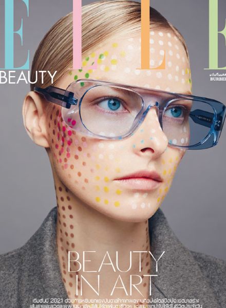 'The face as canvas' - ELLE THAILAND Beauty Editorial mit Hair und Makeup von Tanja KERN c/o BIGOUDI (Fotograf: Per Florian Appelgren)