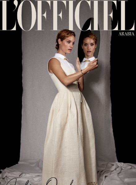 CARINA JAHN : Photographs Swiss top model Julie Ordon for L’OFFICIEL Arabia, plus Nazan Eckes and Jana Ina Zarella in a celebrity portrait for #BLOGGINGTALES magazine