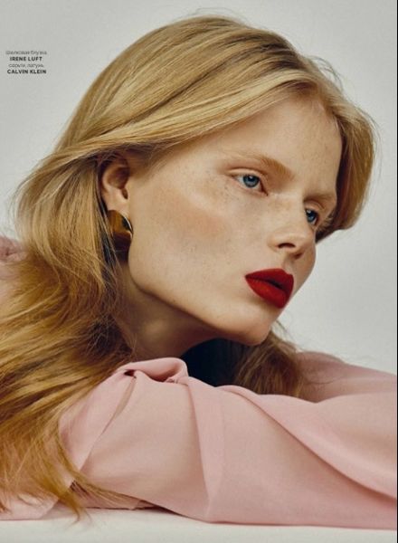Tobias Wirth c/o BoschtoBanrap photographs the beauty editorial ‘Red Hot’ for VOGUE Ukraine - hair & make-up by Suzana SANTALAB c/o BIGOUDI