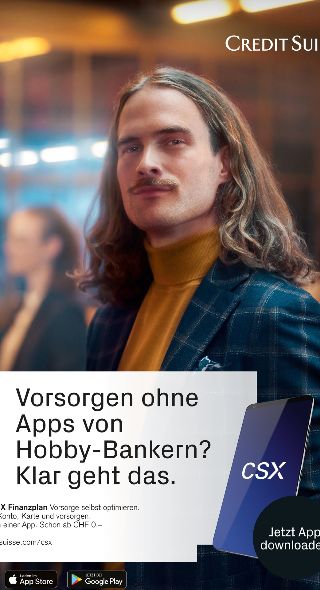 CSX – Digital banking for every day : Per KASCH c/o SEVERIN WENDELER photographs the campaign for the new CREDIT SUISSE APP for thjnk Zurich