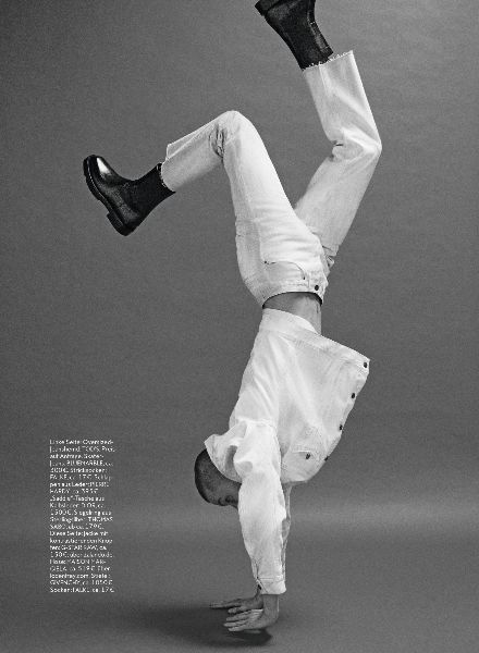 'Guter Stoff' - Jeans Editorial mit Male Model Claas Nemitz, easy & lässig fotografiert von Christian BORTH c/o SONJA HEINTSCHEL für INSTYLE MEN