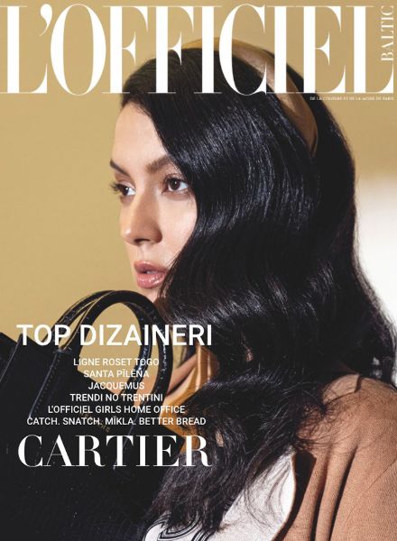 Julie MARCH c/o NERGER M&O fotografiert die Coverstrecke für die L'OFFICIEL Baltics mit Model und Moderatorin Rebecca Mir
