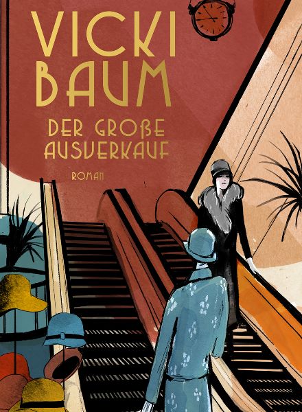KIWI VERLAG presents new issues of novels by Vicky Baum, the Grande Dame of light fiction – book cover design by illustrator Gisela GOPPEL c/o 2AGENTEN