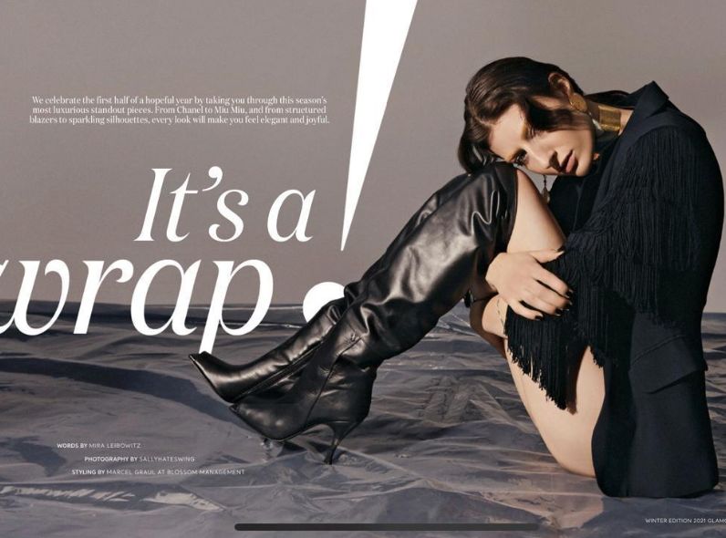 ‘It’s a Wrap’ - SALLYHATESWING photographs the fashion editorial for GLAMOUR South Africa