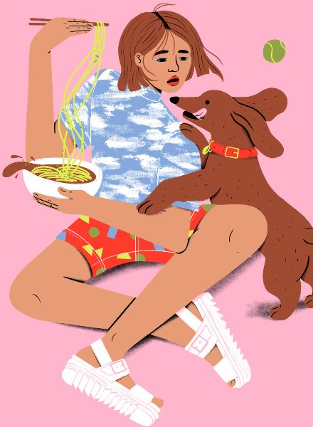 Illustrations of characters and their stories with a pinch of humor : Viktoria CICHON c/o ART ACT