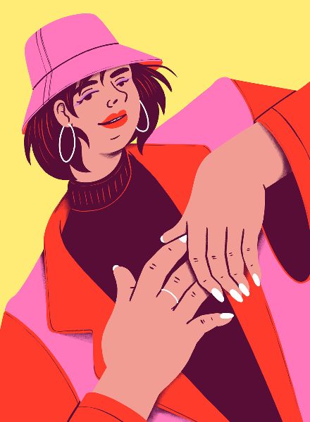 Illustrations of characters and their stories with a pinch of humor : Viktoria CICHON c/o ART ACT