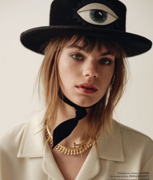 MAX VON TREU photographs model, DJ, cosmopolitan, and not lastly, musician Estella Boersma for L’OFFICIEL Ukraine