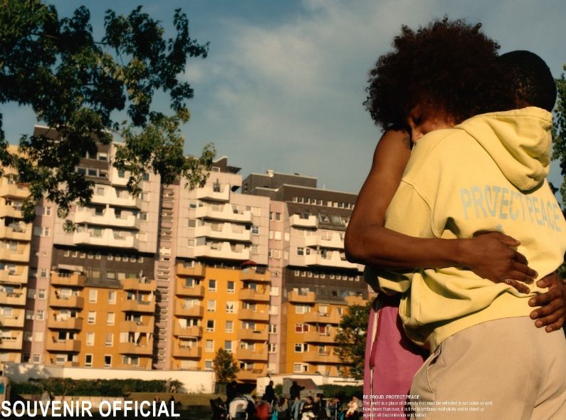 Vitali Gelwich photographs the ‘Protect Peace’ campaign for SOUVENIR OFFICIAL - styling by Nicki PAULS c/o SHOTVIEW Artists Management