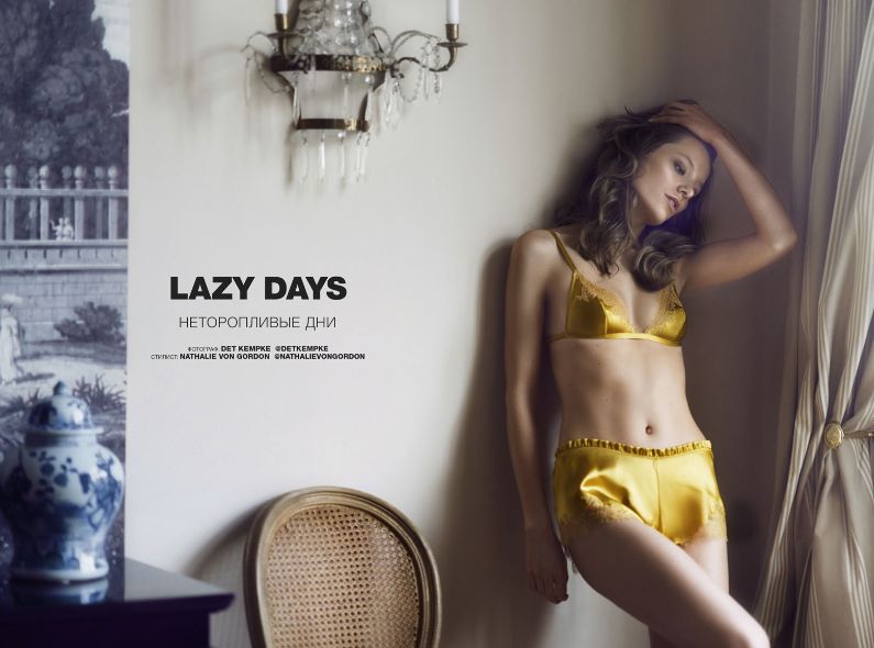 'Lazy Days' für NUMERO RUSSIA von Det KEMPKE c/o DOUBLE T