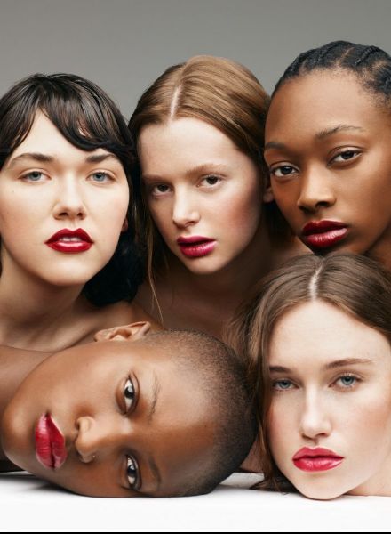 RANKIN photographs ‘Make Up Your Mind’ - the GUERLAIN Beauty Special for the Community Issue of British HUNGER MAGAZINE on GoSee NEWS