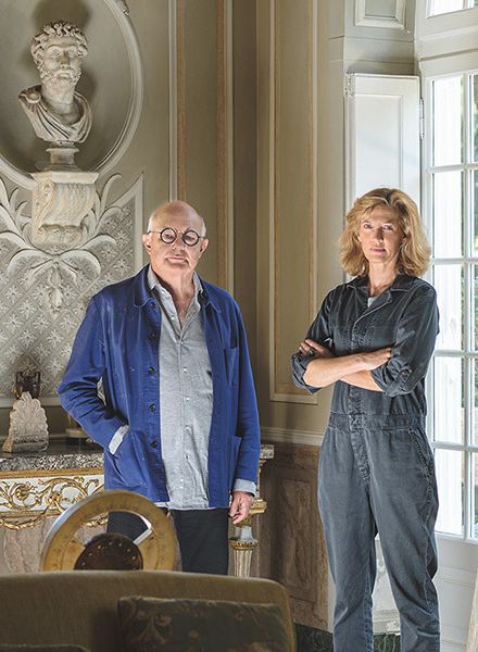 A visit with Mafalda Princess of Hesse and Rolf Sachs in the Villa Polissena for SALON magazine – photos by Wolfgang STAHR c/o NERGER M&O
