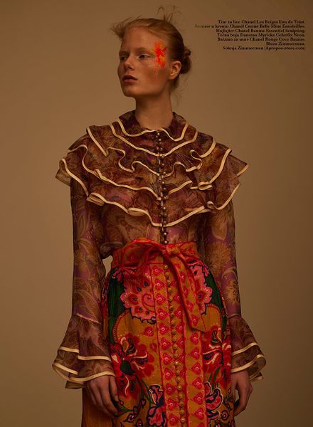 ‘Float like a butterfly, sting like a bee’ – hair & make-up by Tanja KERN c/o BIGOUDI for ELLE SERBIA