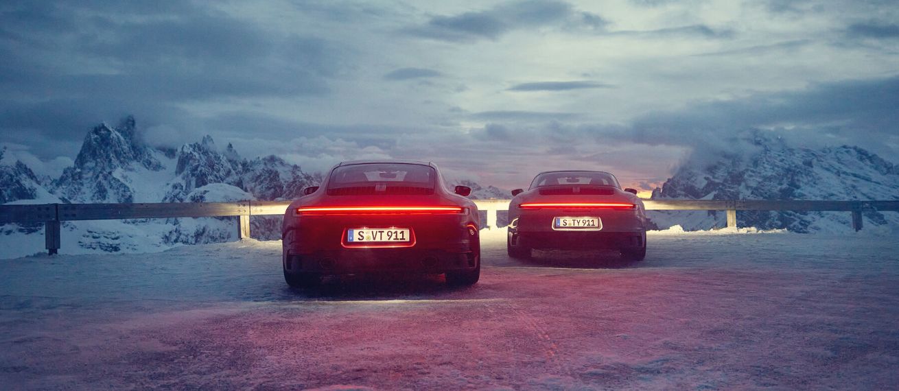 FRITHJOF OHM INCL. PRETZSCH fotografieren für PORSCHE und KEKO den neuen 911 Carrera GTS in den italienischen Alpen - Part 2 auf GoSee