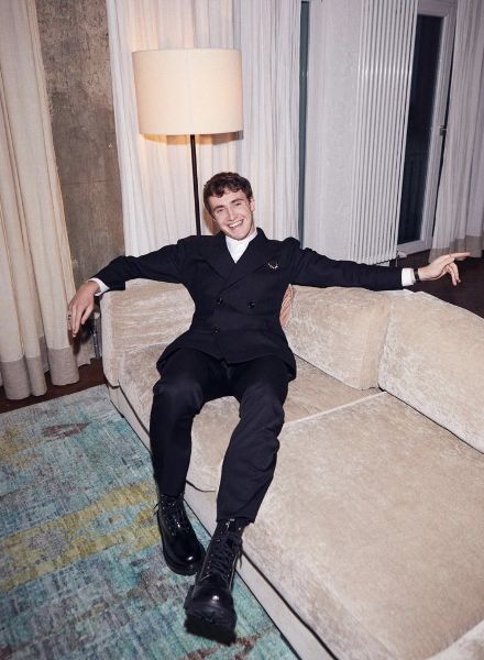 ‘It’s been a whirlwind : Paul Mescal talks classic style – and his unlikely introduction to fame’ in a Cartier Special for BRITISH VOGUE with grooming by ANDREAS BERNHARDT c/o BASICS BERLIN