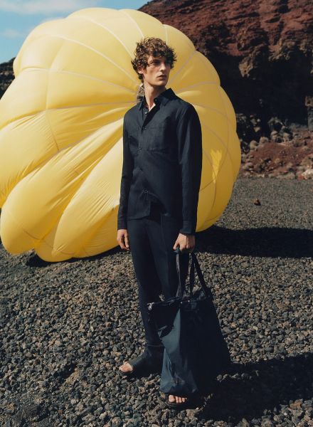 ARKET S/S 2021 Ocean campaign with styling by Isabelle Thiry c/o BIRD PRODUCTION, realized on the Canary Island of Lanzarote