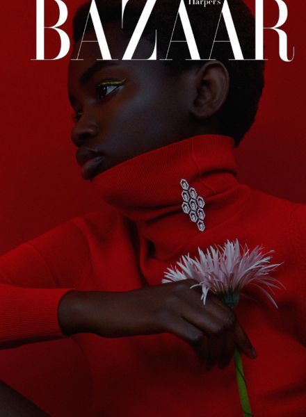 ANDREAS ORTNER photographs Gambian beauty Mariama Ndure for the Jewelry Issue of HARPER’S BAZAAR CZ, November ‘21