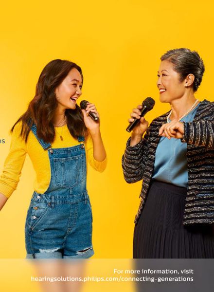 PHILIPS HEARING AIDS. CONNECTING GENERATIONS – post production of the campaign motifs by STEPHANIE WENCEK POSTDESIGN