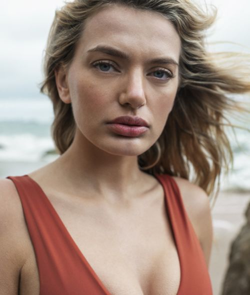 It‘s Not Just A Swimsuit ... the new DOS GARDENIAS Swimwear collection, photographed by Anne MENKE c/o KRISTINA KORB on a beach in Mexico