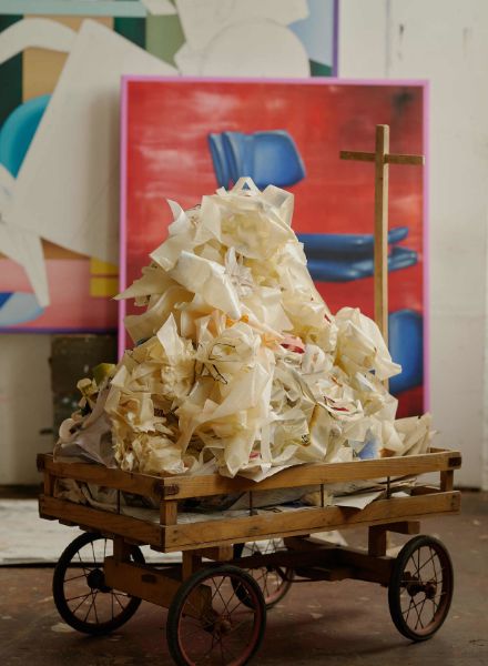 ‘Almost Like at Home : Welcome to the world of artist Oskar Rink’ – portrayed for AD Germany by Robert RIEGER c/o EMEIS DEUBEL