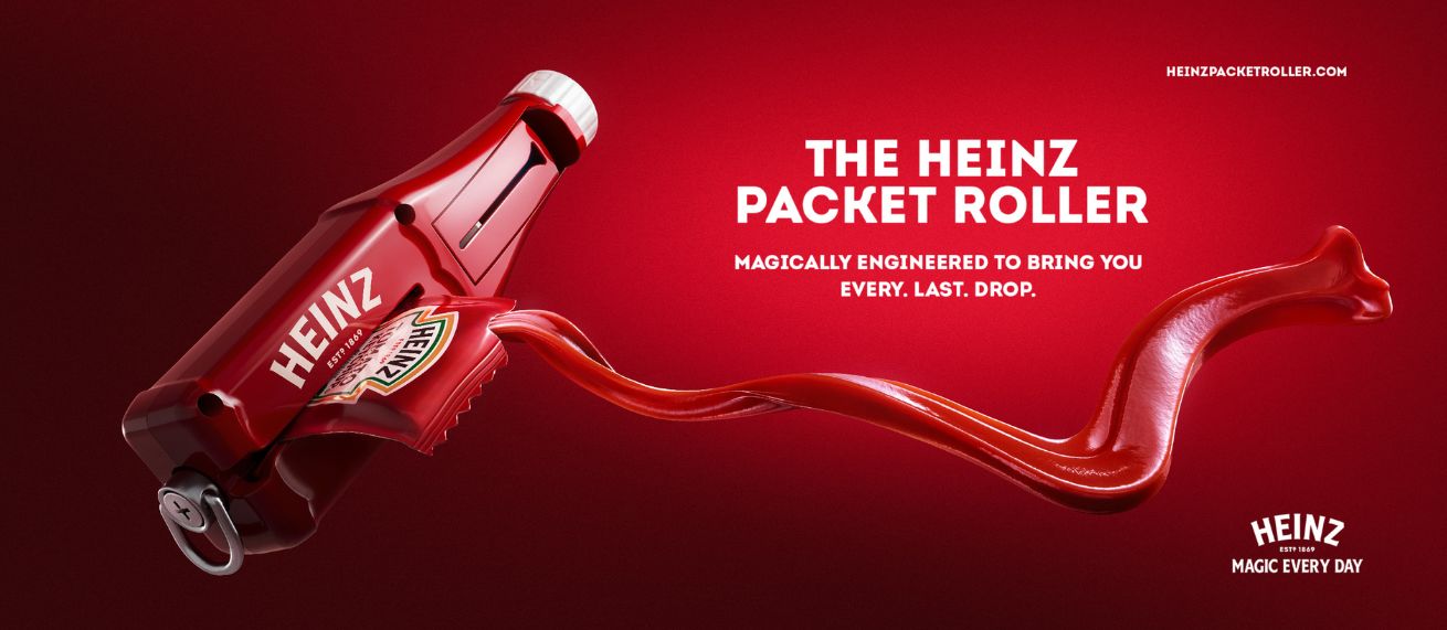 Every. Last. Drop. – DIRK WEYER photographs THE HEINZ PACKET ROLLER campaign for HEINZ and Wieden+Kennedy, New York