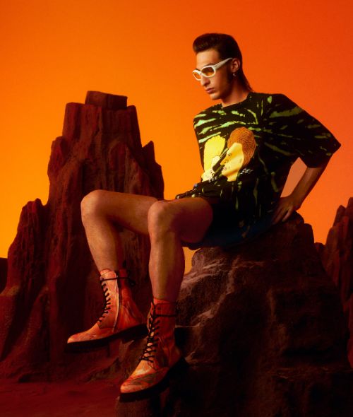 Dan Beleiu photographs male model Ilias PACI c/o VIVA MODELS BERLIN or ZALANDO Designer F/W 2021