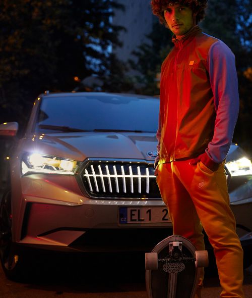 FULL OF ENERGY, the ŠKODA ENYAQ – The first all-electric SUV manufactured by Škoda, photographed day & night by MARC TRAUTMANN for Optimist INC