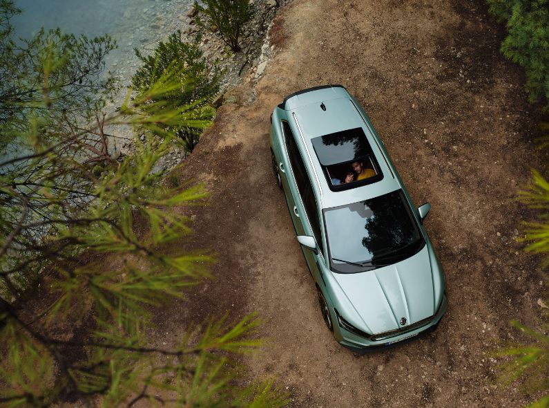 FULL OF ENERGY, the ŠKODA ENYAQ – The first all-electric SUV manufactured by Škoda, photographed day & night by MARC TRAUTMANN for Optimist INC