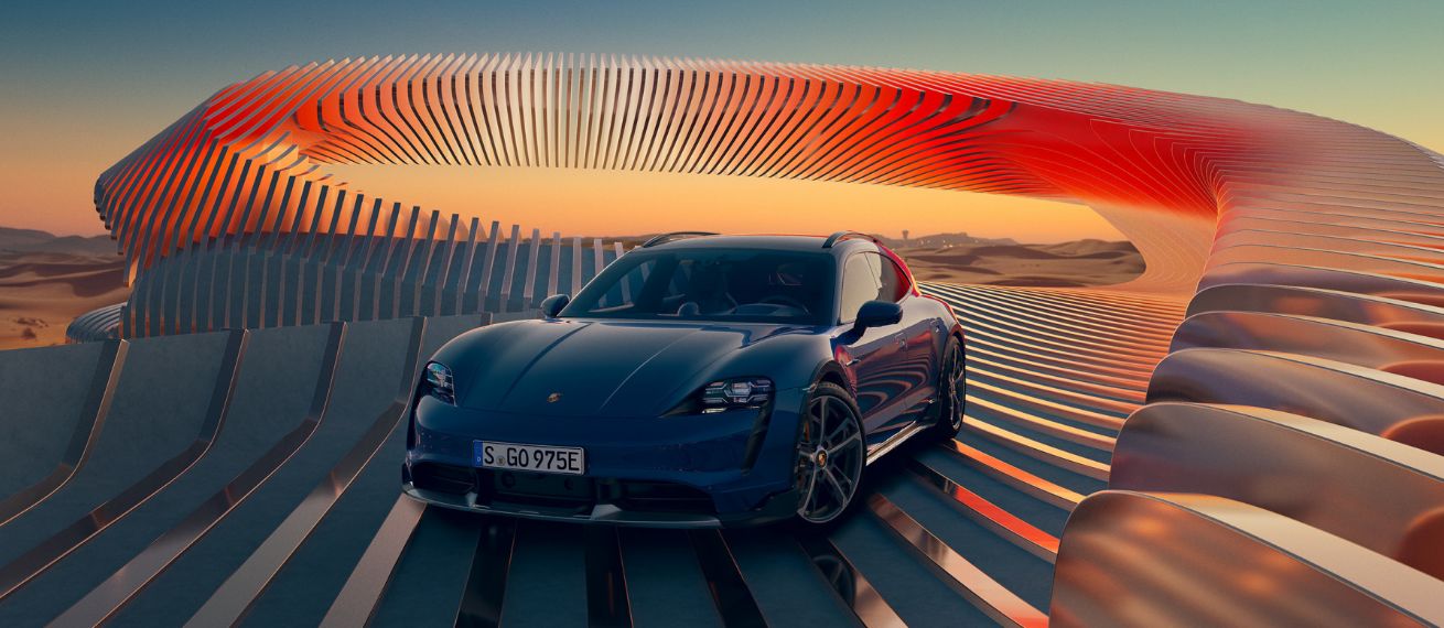 MARC TRAUTMANN presents his visionary FULL CGI PORSCHE TAYCAN project on GoSee