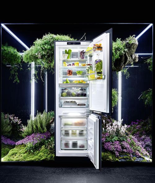 MIELE Gen 7000 Kampagne 'Two in One' mit artifizieller Gemüse-Formation von Still Lifer Ragnar SCHMUCK c/o NERGER M&O für Select Worldwide