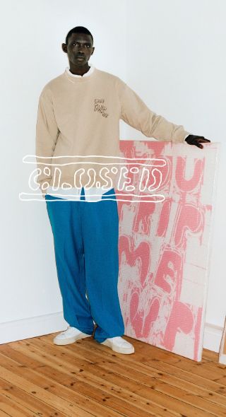 ‘Rare Pleasures’ – Jonas Unger photographs CLOSED x Stefan Marx, with grooming by Caroline TORBAHN c/o NINA KLEIN AGENCY