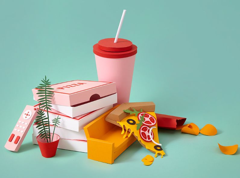 A cover and two inside motifs on the topic of ‘Healthy Nutrition’ for PTA Woman – paperart, styling and photography by Maren SCHABHÜSER c/o DOUBLE T PHOTOGRAPHERS